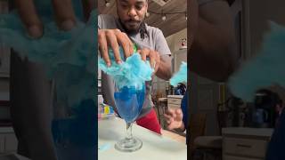 Kid drinks cotton candy water😱 shorts [upl. by Alfy]