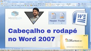 Editando margens para cabeçalho e rodapé no Microsoft Word 2007 por Mauricio Cassemiro [upl. by Yuria684]