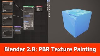 Blender 28 Tutorial  PBR Texture Painting [upl. by Llednil]