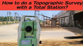 Topography Survey in Leica TS06  How to record Topo in Leica Total Station [upl. by Arielle770]