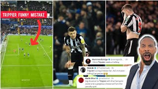 😡🤣 Newcastle fans Angry reactions to Kieran Trippiers funny mistake and penalty missed vs Chelsea [upl. by Emmott]