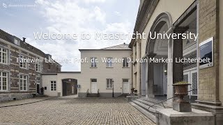 Farwell Lecture Prof dr Wouter D van Marken Lichtenbelt [upl. by Maxfield]