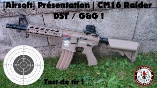 Airsoft Présentation  CM16 Raider DST  GampG [upl. by Notlrak]