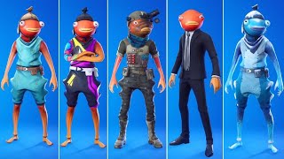 Evolution of All Fishstick Skins in Fortnite 20172022 [upl. by Rozek864]