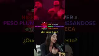 💥¡ASÍ REACCIONA NICKI NICOLE al VER el BESO EXTREMO de PESO PLUMA y ANITA💥 chisme nickinicole [upl. by Lexine279]