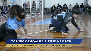 Primer Torneo Internacional de Goalball en el Estadio Kempes [upl. by Auhsohey523]