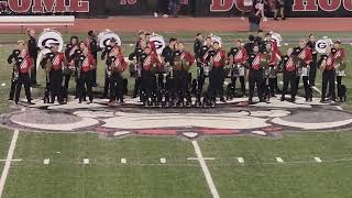 UGA  Red Coats Drumline  Fulton County Marching Band Exhibition Sept 21 2024 [upl. by Procto]