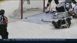 Granlund dives to score OT winner in midair [upl. by Kenaz]