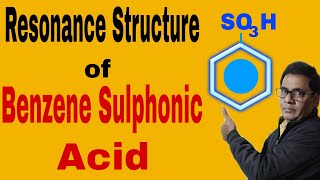 Resonance Structure of Benzene Sulphonic Acid 19  NEET IITJEE [upl. by Caputto]