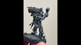 Sanguinary Guard true scale conversion Space Marine with jump pack 40k [upl. by Aem]