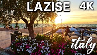 LAZISE  Lake Garda  Complete Tour 4K  Lago di Garda 2023  Italy [upl. by Atnoled]