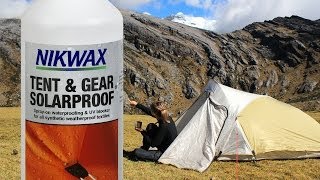 Nikwax Tent amp Gear Solarproof Product Overview [upl. by Dorry]