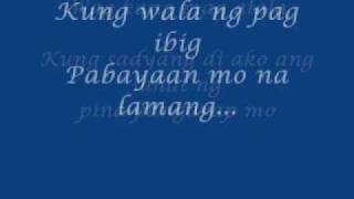 keep on loving you tagalog version by renz verano wlyrics [upl. by Enajharas]