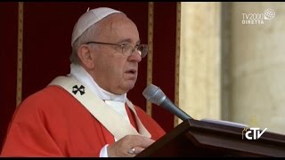 Omelia di Papa Francesco nella Domenica delle Palme  20 marzo 2016 [upl. by Sophy773]