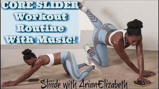 Core Slider Workout To Tone Your Legs and Arms [upl. by Aldarcie43]