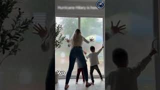 These two children were trying to open the door in middle of a storm 😱🫡 respect shorts ytshorts [upl. by Adnawyek]