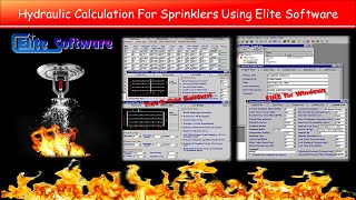 NFPA 13 Fire Sprinkler Elite Software Hydraulic Calculation for Light Hazard [upl. by Immat231]