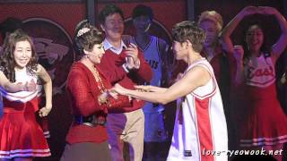 fancam 130720 High School Musical curtain call  Ryeowook [upl. by Yoo]