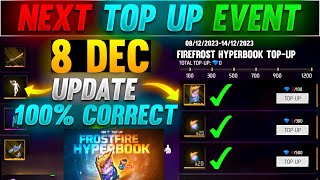 Next Top Up Event In Free Fire 8 DECEMBER 2023  upcoming top up event in free fire [upl. by Cozza]