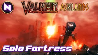 How To Solo FORTRESS in ASHLANDS  05  Valheim Ashlands Lets Play [upl. by Vescuso909]