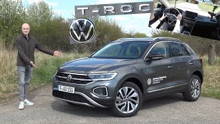 2022 Volkswagen TRoc 15 TSI 150 PS TOP SPEED AUTOBAHN DRIVE POV [upl. by Ainegul]