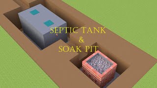 Septic tank constructionsoak pit [upl. by Atnamas]