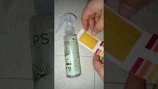 ALPS goodness rosemary water pH test sorts youtubeshorts [upl. by Hiamerej648]