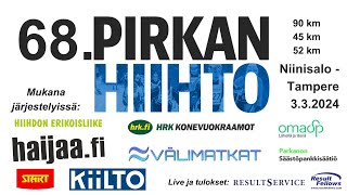 68 Pirkan hiihto Niinisalosta Tampereelle 332024 Teivo [upl. by Domenech]