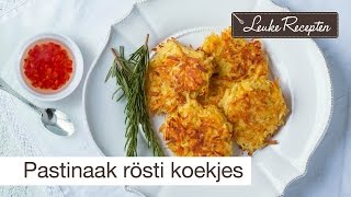 Pastinaak rösti koekjes [upl. by Benedix]