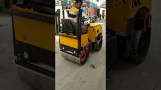 roadmachine roadroller viralvideo machine roadconstruction reels [upl. by Chellman533]