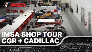 Chip Ganassi Racing  Cadillac Shop Tour  IMSA Behind the Scenes  Indianapolis IN [upl. by Atinuhs754]