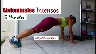 ABDOMINALES en 5 MINUTOS  ABDOMINALES INTENSOS  RUTINA 495  Tonificar abdomen  Dey Palencia [upl. by Utica]