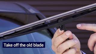 How to remove and install wiper blades with a J Hook connection [upl. by Goldberg850]