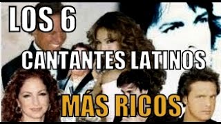 LOS 6 CANTANTES LATINOS MÁS RICOS DEL MUNDO 2014 [upl. by Sleinad]