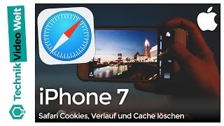 iPhone 7 Safari Cookies Cache und Verlauf löschen [upl. by Mckenzie257]