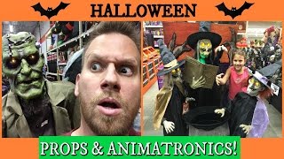 SHOPPING amp STORE TOUR  HALLOWEEN ANIMATRONICS AND PROPS 2016 [upl. by Moriarty]