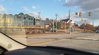 Pacing CSX Train C319 Through Irmo SC On The CNampL Subdivision [upl. by Peace737]