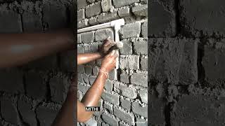 water pipe line lagaye UPVC pipeline work plumbing work in bathroom trending plumbing [upl. by Aiset715]