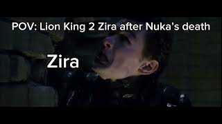 Lion King 2 Zira after nuka’s death [upl. by Kcirret]