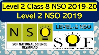 Level 2 NSO Class 8 SOF 201920 Science Olympiad solved paper Science olympiad nso sof level2 [upl. by Udall943]