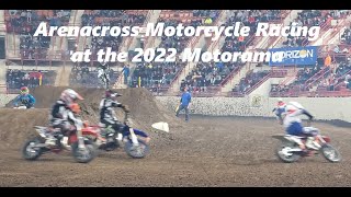 Arenacross Motorcycle Action 2022 Motorama [upl. by Eetnod]