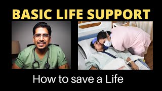 BASIC LIFE SUPPORT BLS  CPR CardioPulmonary Resuscitation  HOW TO SAVE A LIFE [upl. by Arihaj]