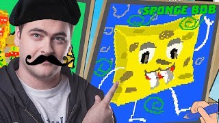 NIE WIEM JAK WYGLĄDA SPONGE BOB  Battle of Painters [upl. by Sivla110]