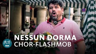 ChorFlashmob Nessun Dorma Puccini  Turandot  WDR Rundfunkchor [upl. by Ratna]