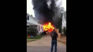 Wyoming garage fire [upl. by Rees559]