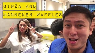 Ginza and Manneken Waffles  2019 Japan Tokyo [upl. by Lala]