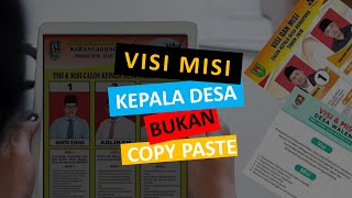 Membuat Visi Misi Kepala Desa Sesuai SDGs Desa  Sedesaid [upl. by Corinne]