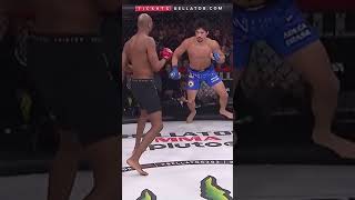 MVP lands a devastating kick to Goiti Yamauchi Bellator292 [upl. by Berti]