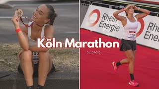 KÖLN MARATHON 2023  war das mein letzter [upl. by Nnahgem595]