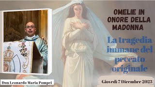 La tragedia immane del peccato originale [upl. by Yhtomit]